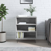 Dressoir 57x35x70 cm bewerkt hout betongrijs