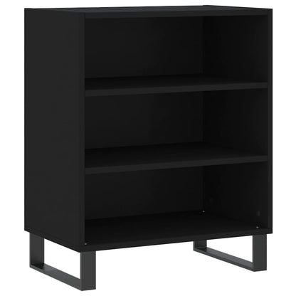 Dressoir 57X35X70 Cm Bewerkt Hout Zwart