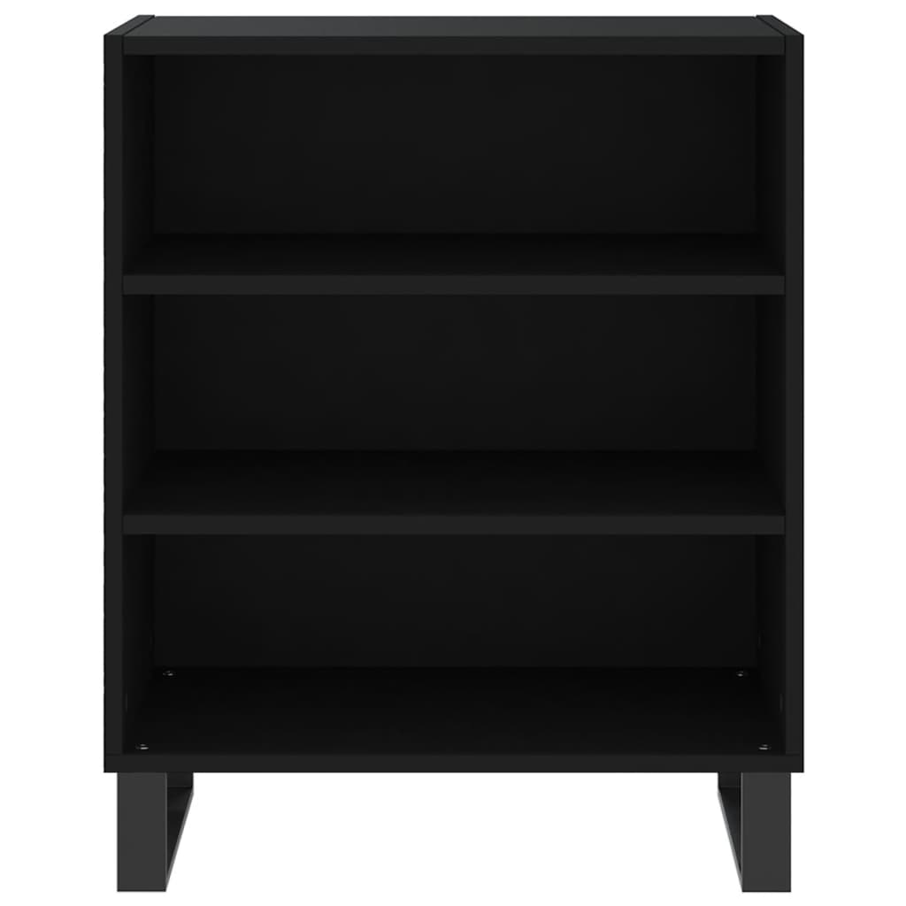 Dressoir 57X35X70 Cm Bewerkt Hout Zwart