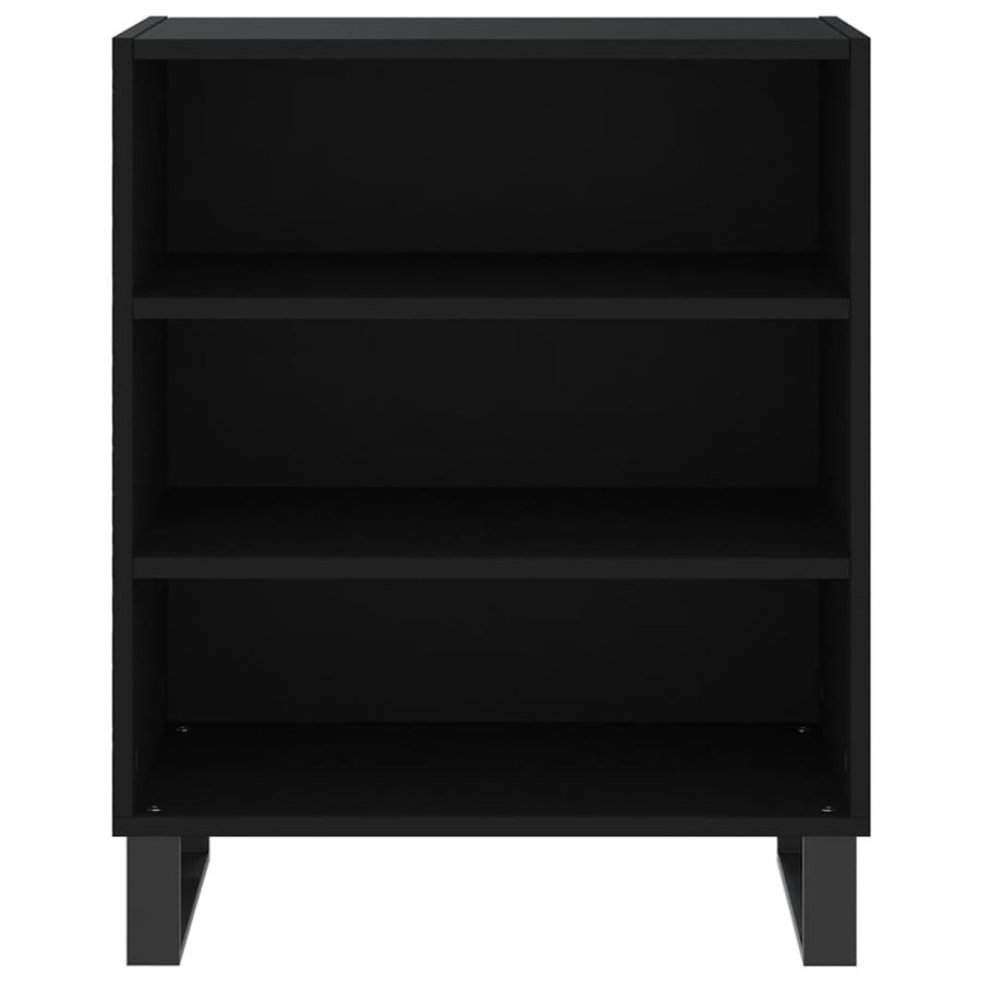 Dressoir 57X35X70 Cm Bewerkt Hout Zwart