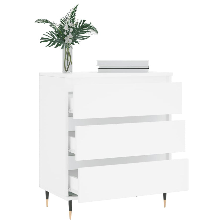 Dressoir 60X35X70 Cm Bewerkt Hout