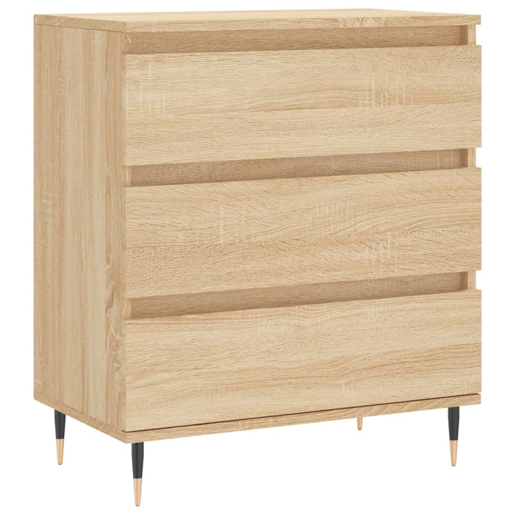 Dressoir 60X35X70 Cm Bewerkt Hout Sonoma Eikenkleurig 1