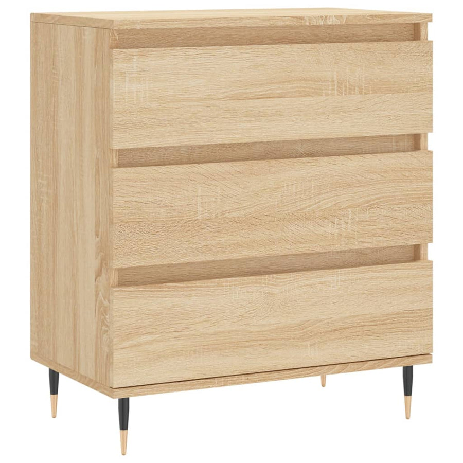 Dressoir 60X35X70 Cm Bewerkt Hout Sonoma Eikenkleurig 1