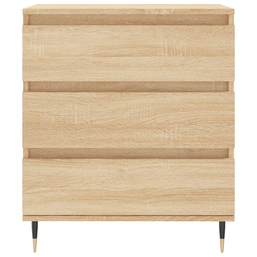 Dressoir 60X35X70 Cm Bewerkt Hout Sonoma Eikenkleurig 1