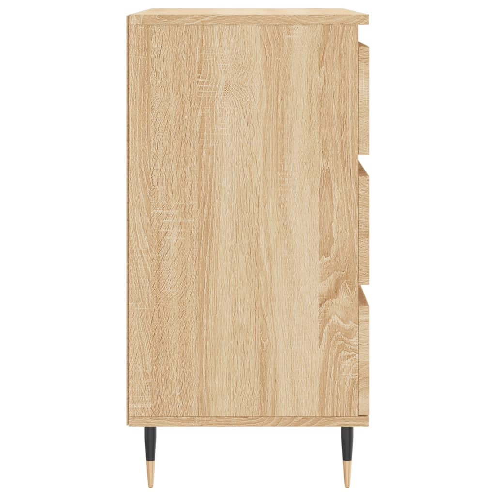 Dressoir 60X35X70 Cm Bewerkt Hout Sonoma Eikenkleurig 1