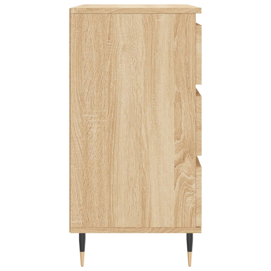 Dressoir 60X35X70 Cm Bewerkt Hout Sonoma Eikenkleurig 1