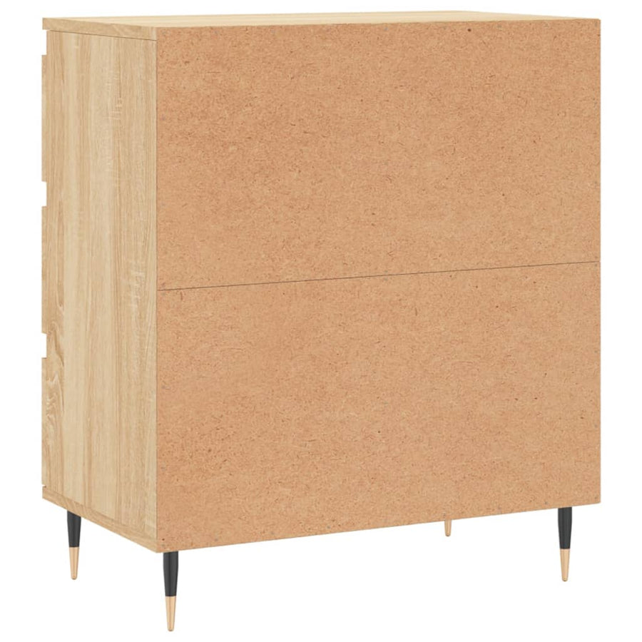 Dressoir 60X35X70 Cm Bewerkt Hout Sonoma Eikenkleurig 1