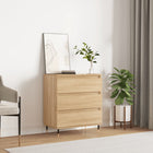 Dressoir 60x35x70 cm bewerkt hout sonoma eiken