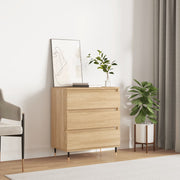 Dressoir 60x35x70 cm bewerkt hout sonoma eiken