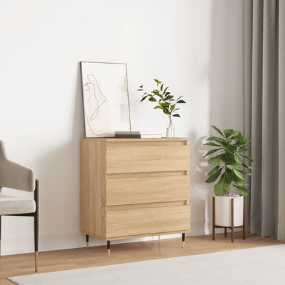 Dressoir 60X35X70 Cm Bewerkt Hout Sonoma Eikenkleurig 1
