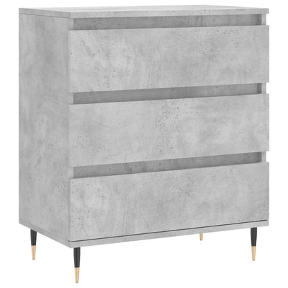 Dressoir 60X35X70 Cm Bewerkt Hout Betongrijs