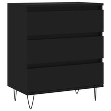 Dressoir 60X35X70 Cm Bewerkt Hout Zwart