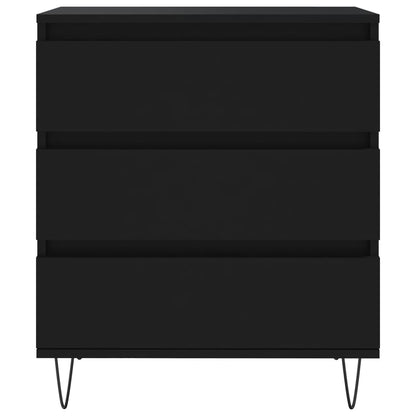 Dressoir 60X35X70 Cm Bewerkt Hout Zwart