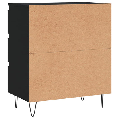 Dressoir 60X35X70 Cm Bewerkt Hout Zwart
