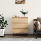 Sideboard 60x35x70 cm engineered wood sonoma oak colour