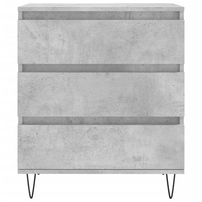Dressoir 60X35X70 Cm Bewerkt Hout Betongrijs