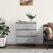 Sideboard 60x35x70 cm engineered wood concrete grey