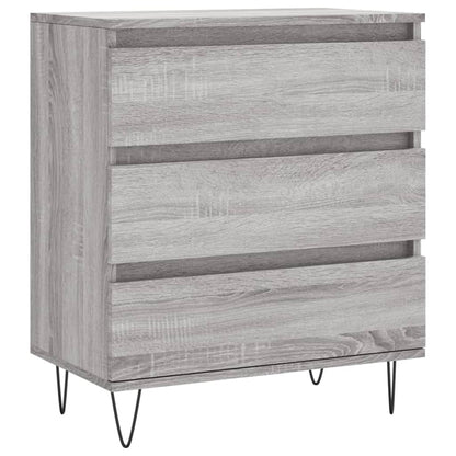 Dressoir 60X30X75 Cm Bewerkt Hout Grijs Sonoma Eikenkleurig