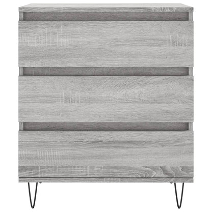 Dressoir 60X30X75 Cm Bewerkt Hout Grijs Sonoma Eikenkleurig