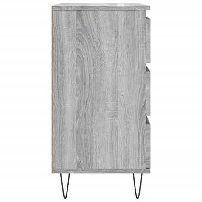 Dressoir 60X30X75 Cm Bewerkt Hout Grijs Sonoma Eikenkleurig
