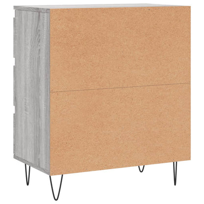 Dressoir 60X30X75 Cm Bewerkt Hout Grijs Sonoma Eikenkleurig