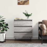 Sideboard 60x35x70 cm engineered wood grey Sonoma oak colour