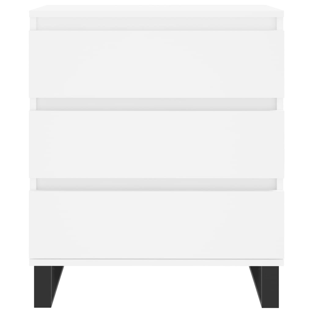 Dressoir 60X35X70 Cm Bewerkt Hout Wit