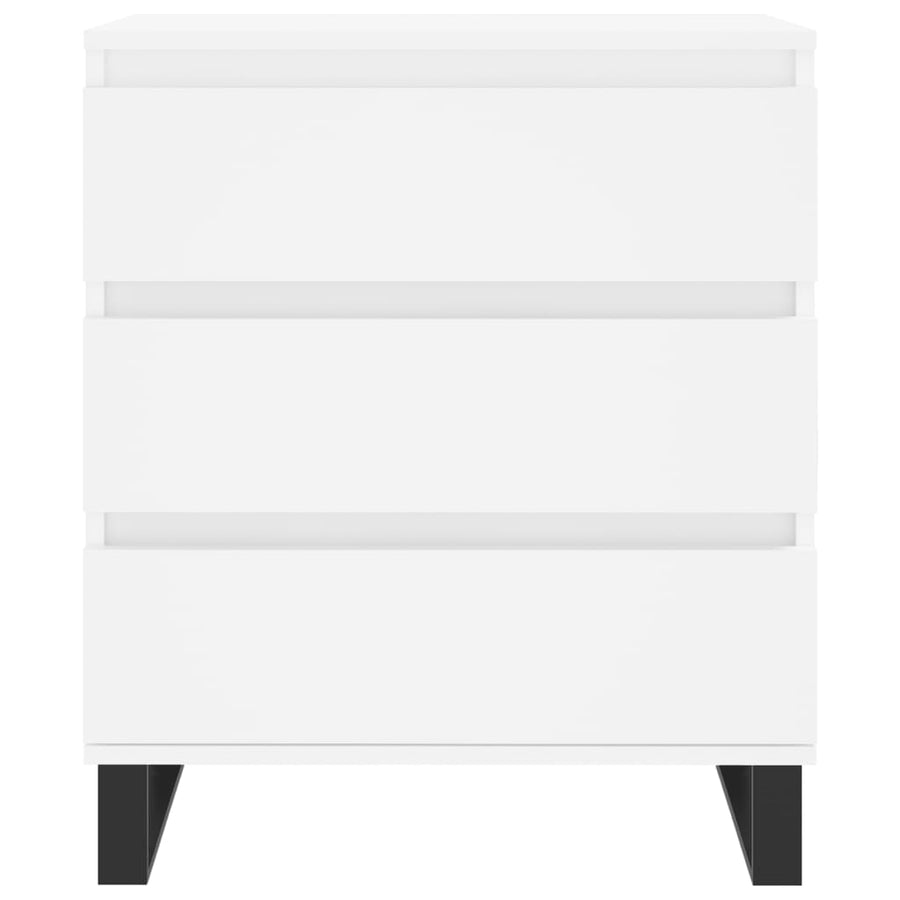 Dressoir 60X35X70 Cm Bewerkt Hout Wit