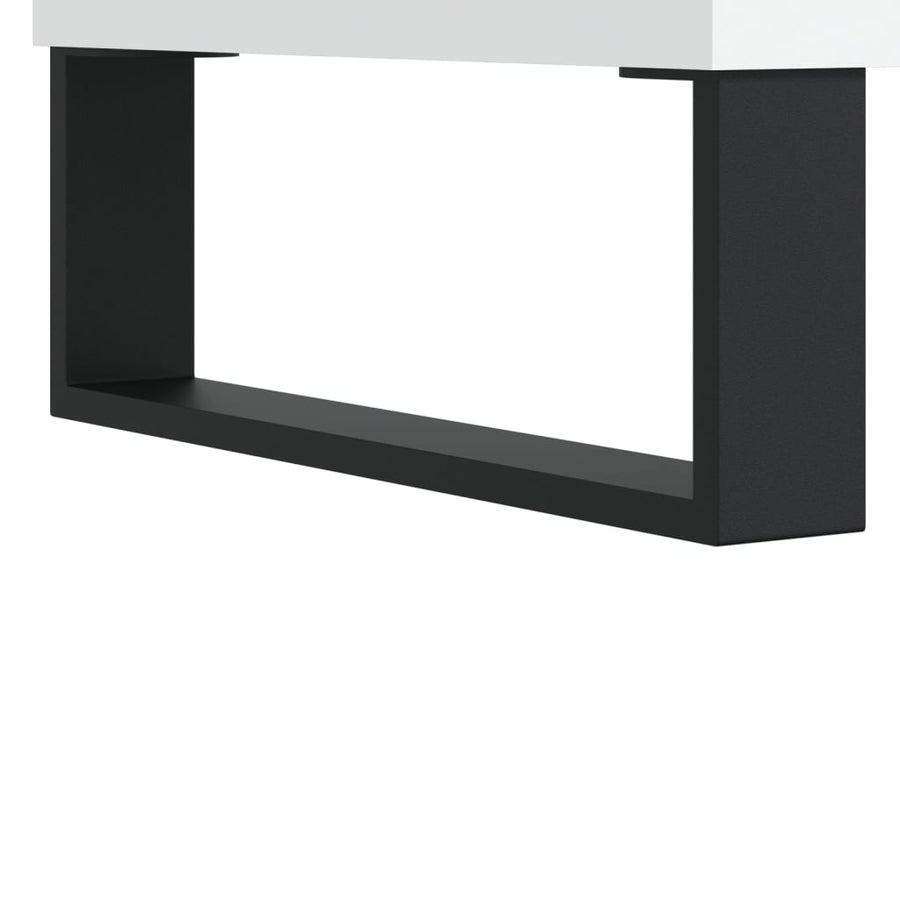 Dressoir 60X35X70 Cm Bewerkt Hout Wit