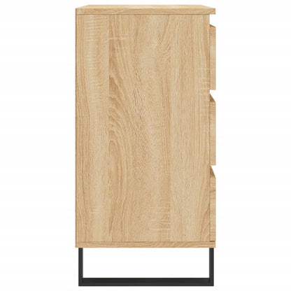 Dressoir 60X35X70 Cm Bewerkt Hout Kleurig Sonoma eiken