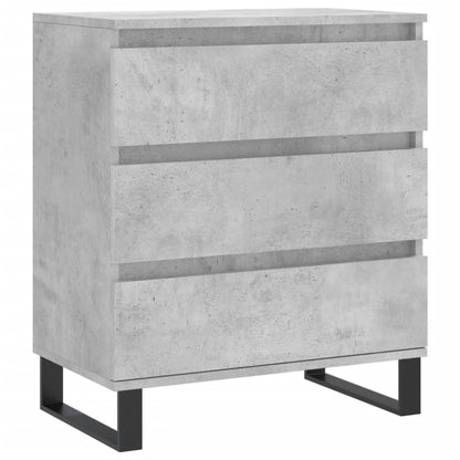 Dressoir 60x35x70 cm bewerkt hout betongrijs