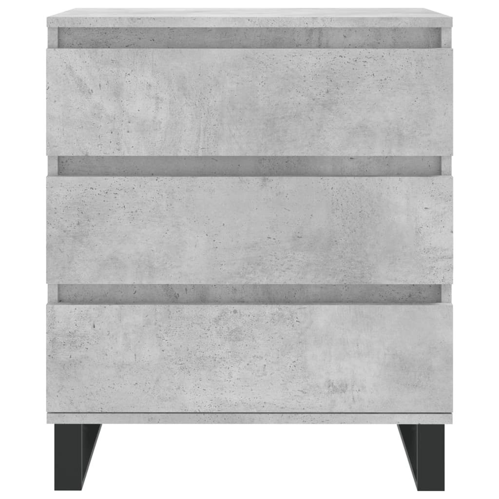 Dressoir 60x35x70 cm bewerkt hout betongrijs