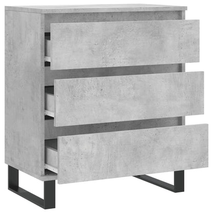 Dressoir 60x35x70 cm bewerkt hout betongrijs