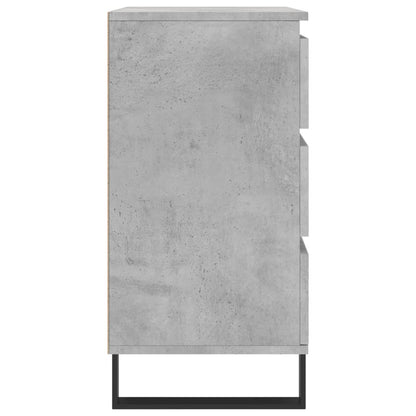 Dressoir 60x35x70 cm bewerkt hout betongrijs