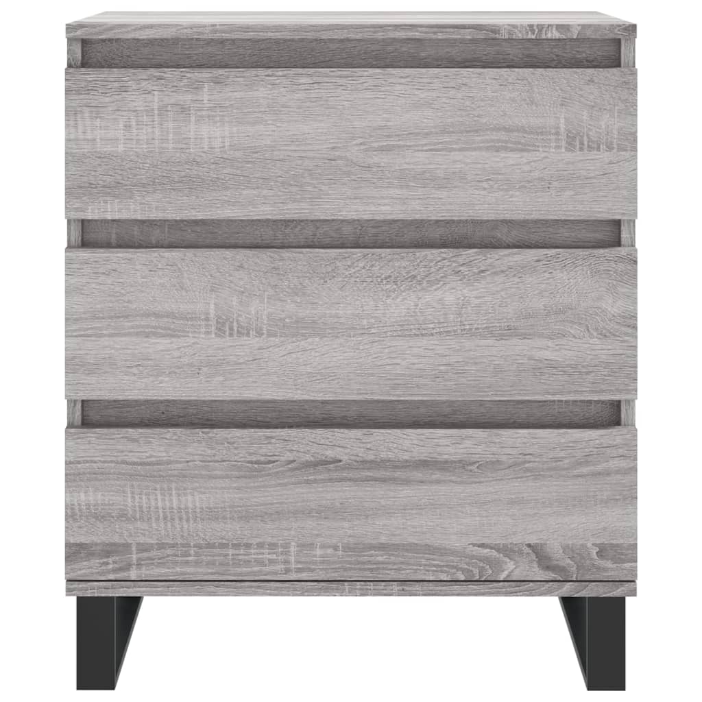 Dressoir 60X30X75 Cm Bewerkt Hout Grijs Sonoma Eikenkleurig