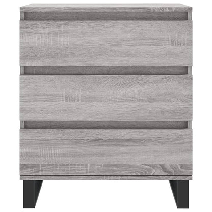 Dressoir 60X30X75 Cm Bewerkt Hout Grijs Sonoma Eikenkleurig