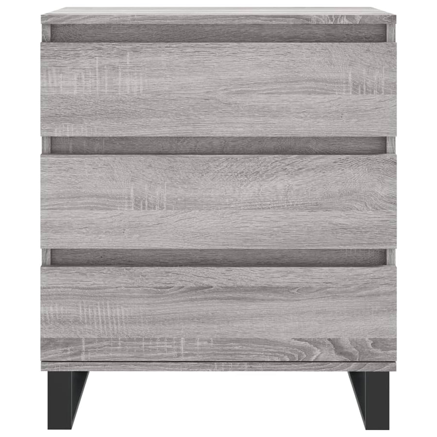Dressoir 60X30X75 Cm Bewerkt Hout Grijs Sonoma Eikenkleurig