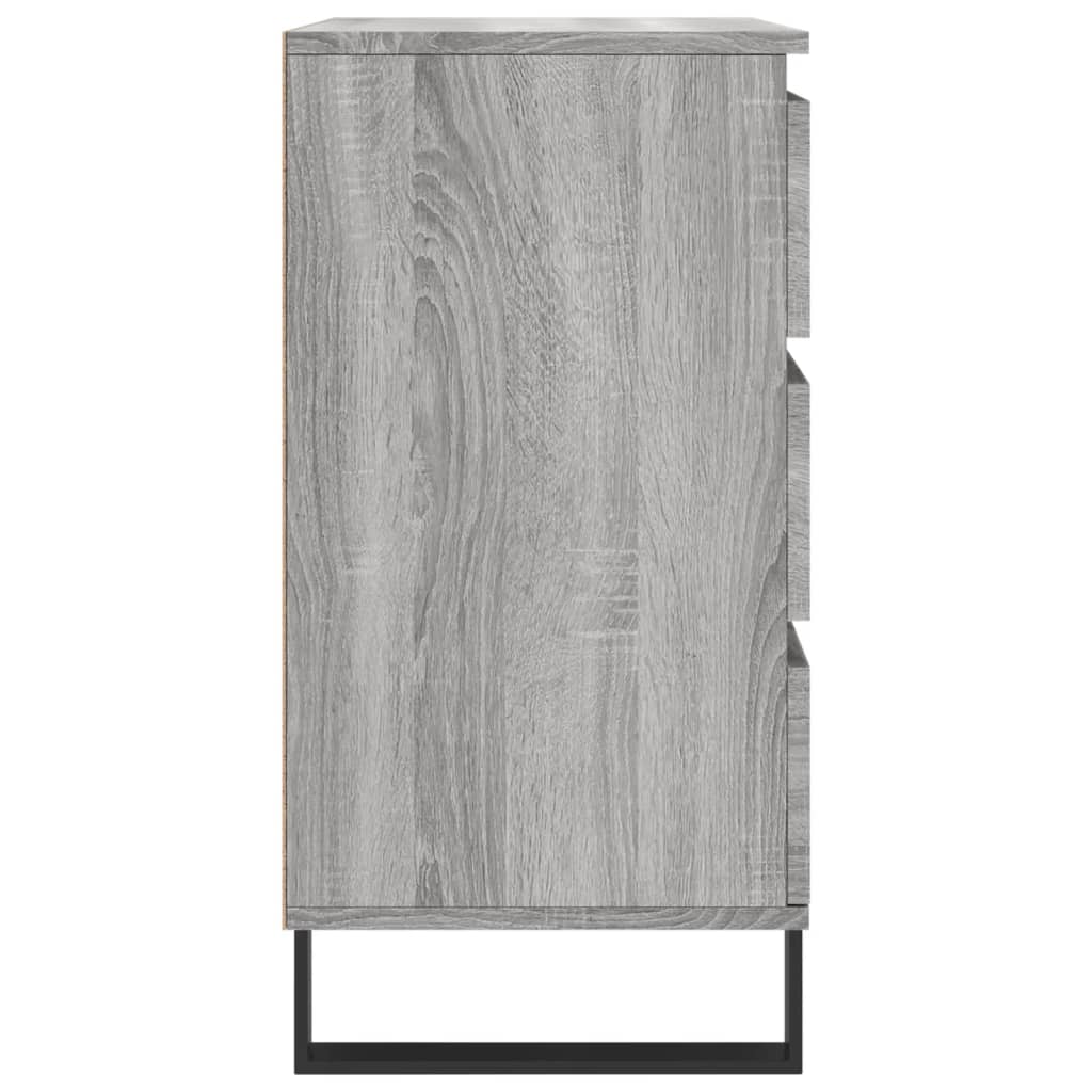 Dressoir 60X30X75 Cm Bewerkt Hout Grijs Sonoma Eikenkleurig