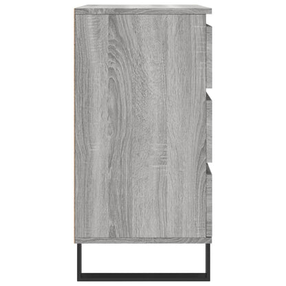 Dressoir 60X30X75 Cm Bewerkt Hout Grijs Sonoma Eikenkleurig