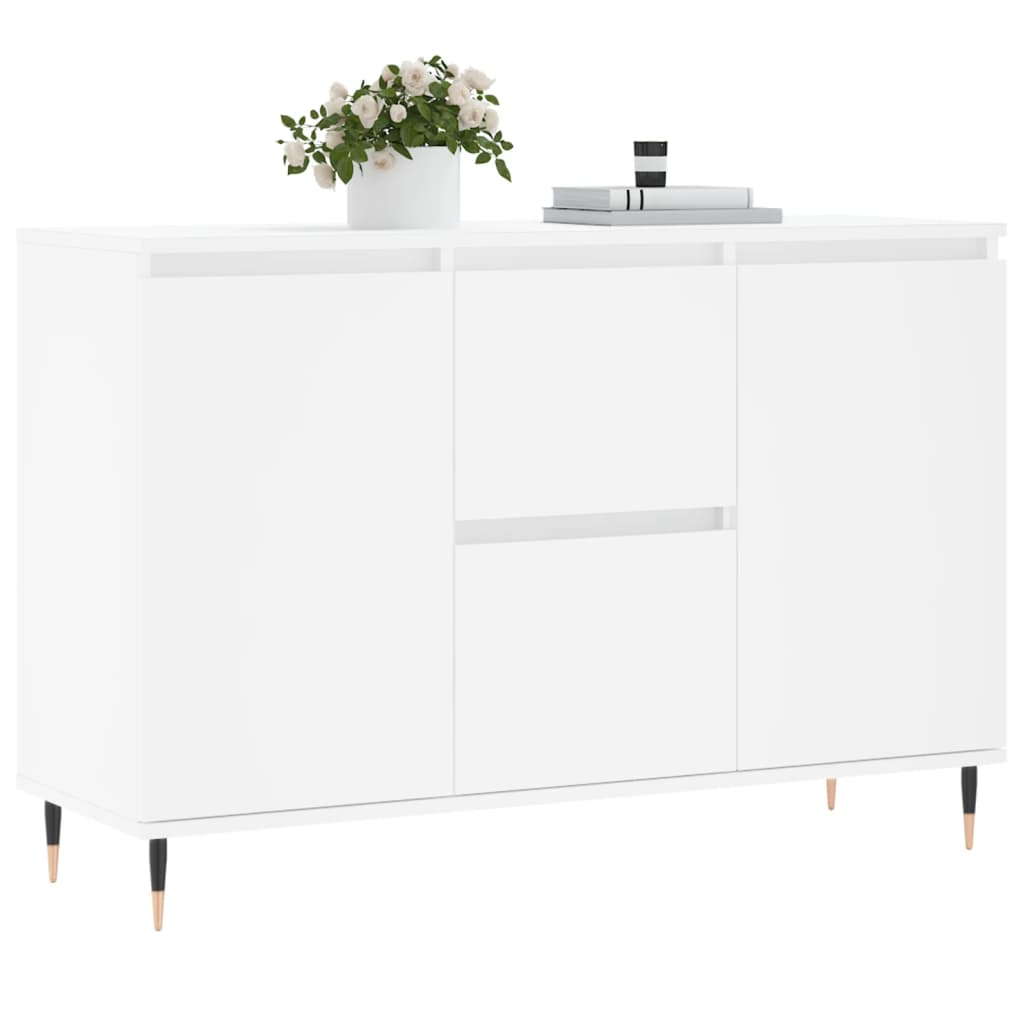 Dressoir 04X35X70 Cm Bewerkt Hout Wit
