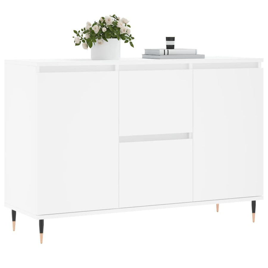 Dressoir 04X35X70 Cm Bewerkt Hout Wit