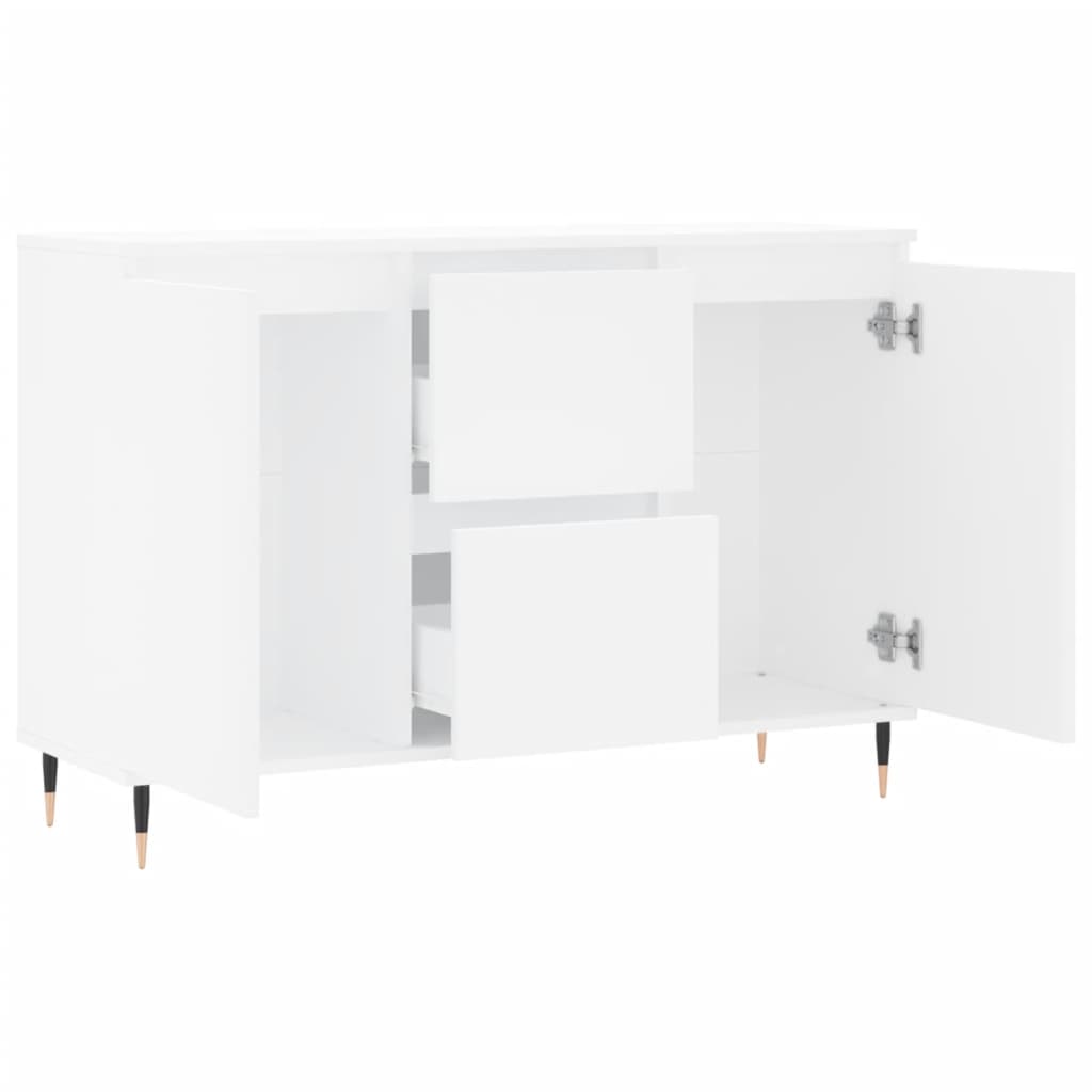 Dressoir 04X35X70 Cm Bewerkt Hout Wit