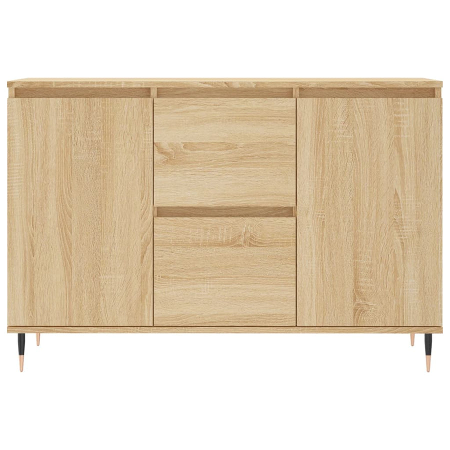 Dressoir 104X35X70 Cm Bewerkt Hout Sonoma Eikenkleurig