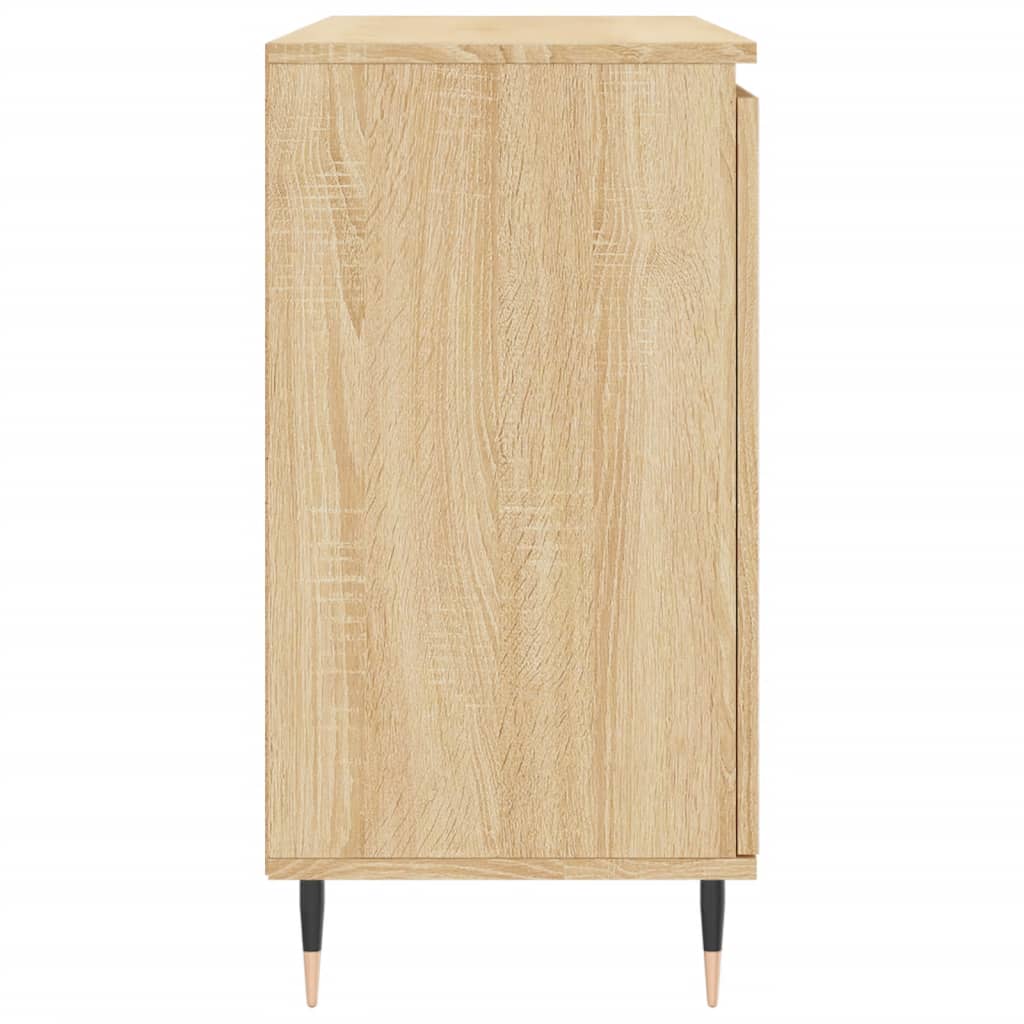Dressoir 104X35X70 Cm Bewerkt Hout Sonoma Eikenkleurig