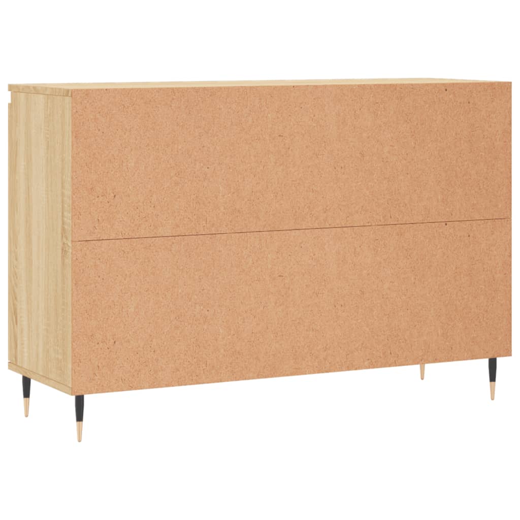 Dressoir 104X35X70 Cm Bewerkt Hout Sonoma Eikenkleurig