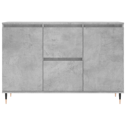 Dressoir 104X35X70 Cm Bewerkt Hout Betongrijs