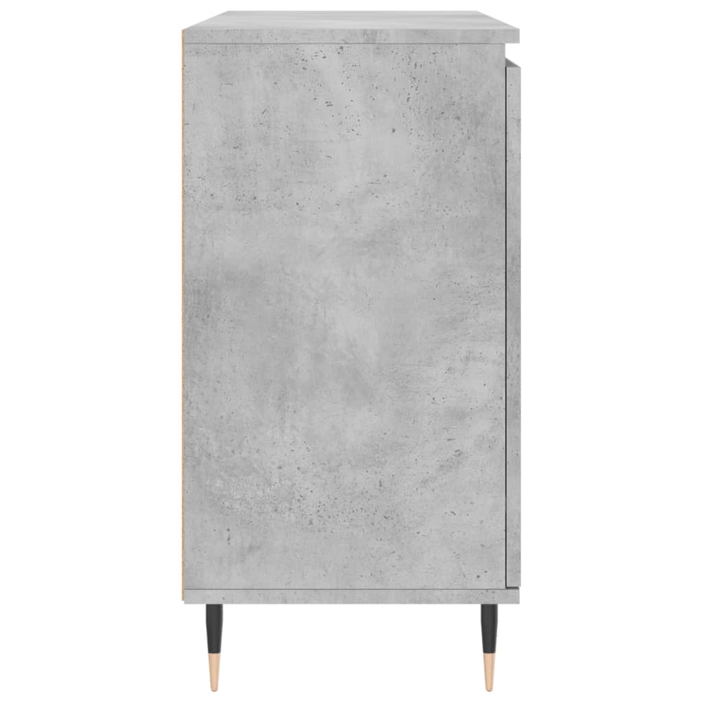 Dressoir 104X35X70 Cm Bewerkt Hout Betongrijs