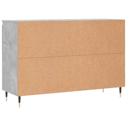 Dressoir 104X35X70 Cm Bewerkt Hout Betongrijs