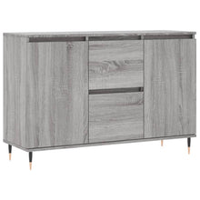 Dressoir 04X35X70 Cm Bewerkt Hout Eikenkleurig Grijs sonoma