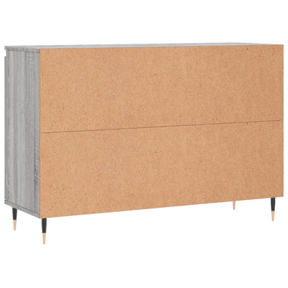 Dressoir 04X35X70 Cm Bewerkt Hout Eikenkleurig Grijs sonoma